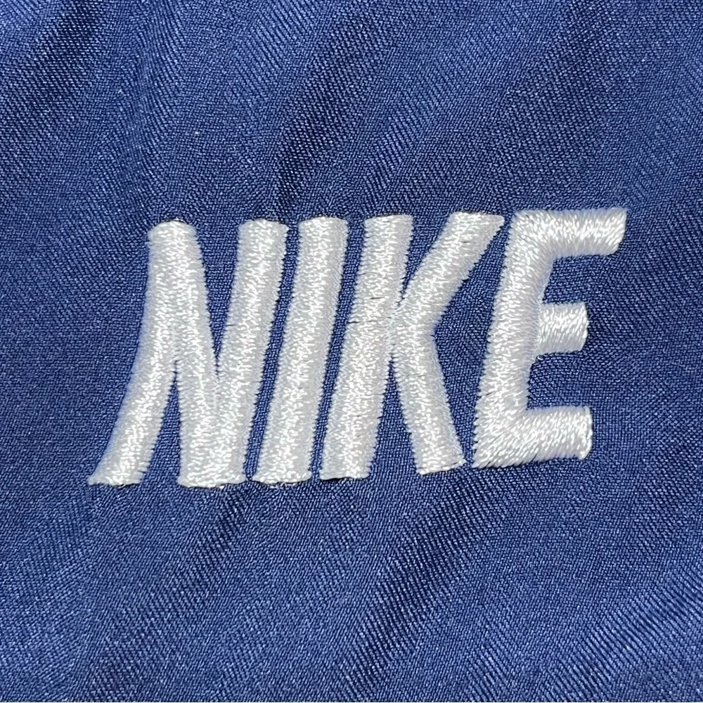 Vintage Y2K Nike Silver Tag Shorts Mens Size XL Navy Blue Athletic Drawstring